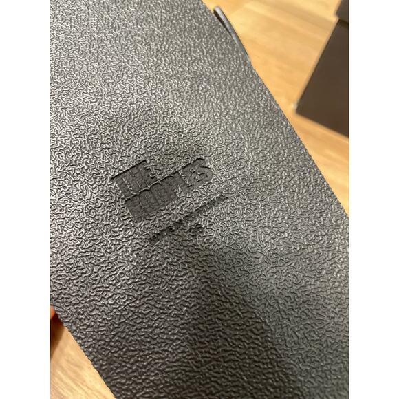 The Kooples Black Leather Buckled Sandals w/ Studs Size 5 US 36 EU NIB Slides - Picture 11 of 13